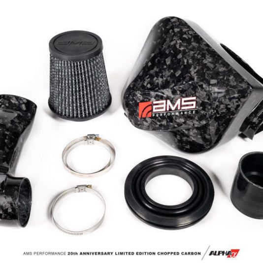AMS Performance 2020+ Toyota Supra A90 Chopped CF Cold Air Intake System (Does Not Fit w/ Strut Bar)-Cold Air Intakes-AMS-AMSAMS.38.08.0001-2-SMINKpower Performance Parts