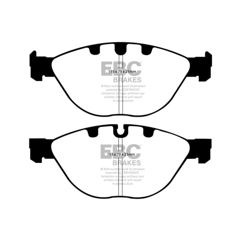 EBC 06-10 BMW M5 5.0 (E60) Redstuff Front Brake Pads-Brake Pads - Performance-EBC-EBCDP31482C-SMINKpower Performance Parts