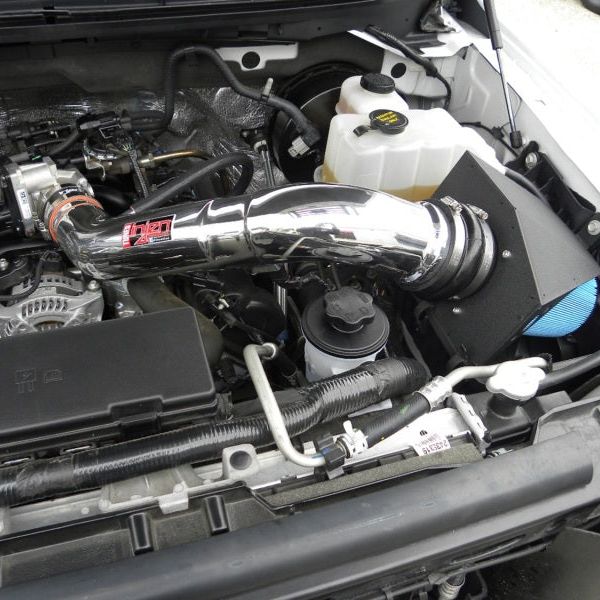 Injen 09-10 Ford F-150 2 valve V8 4.6L Wrinkle Black Power-Flow Air Intake System - SMINKpower Performance Parts INJPF9027WB Injen