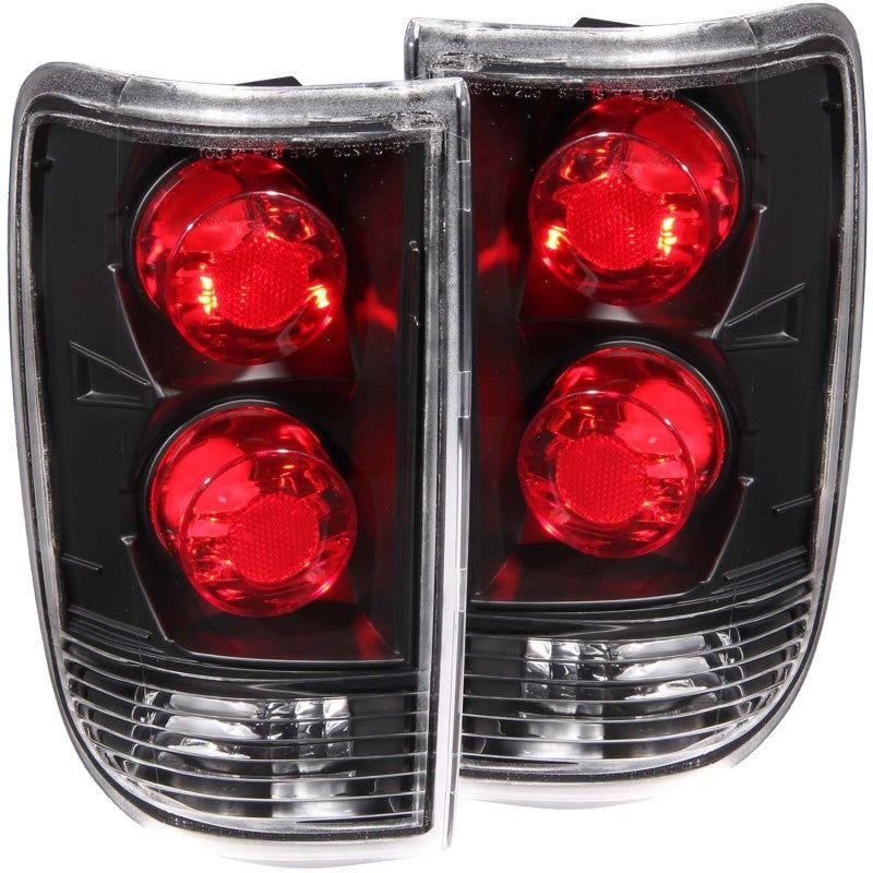 ANZO 1995-2005 Chevrolet Blazer Taillights Dark Smoke-Tail Lights-ANZO-ANZ221173-SMINKpower Performance Parts