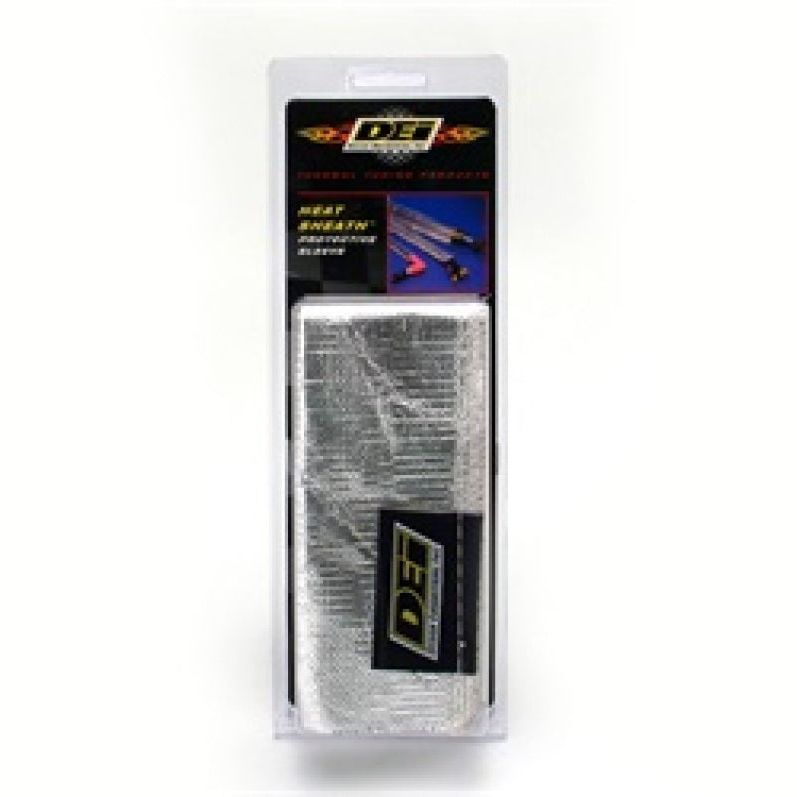 DEI Heat Sheath 1-1/4in I.D. x 3ft - Aluminized Sleeving - Sewn Edge - SMINKpower Performance Parts DEI10404 DEI