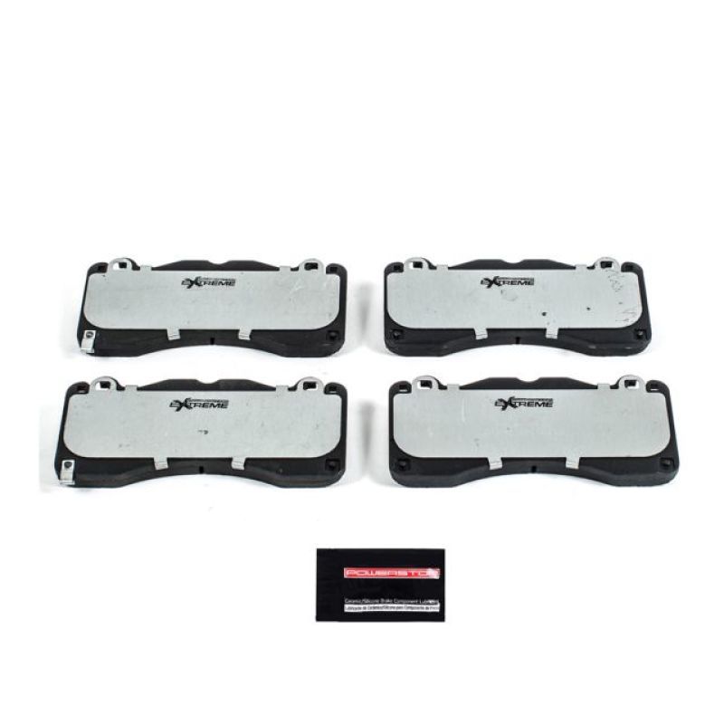 Power Stop 15-19 Ford Mustang Front Z26 Extreme Street Brake Pads w/Hardware-Brake Pads - Performance-PowerStop-PSBZ26-1792-SMINKpower Performance Parts