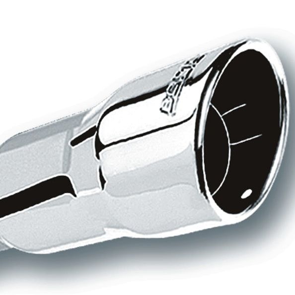 Borla 3in Inlet 4.25in Round Rolled Angle Cut x 4in Long Universal Exhaust Tips-Tips-Borla-BOR20251-SMINKpower Performance Parts