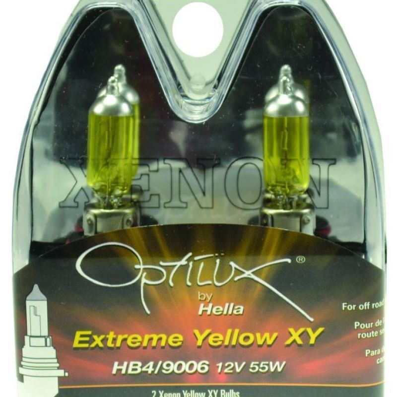 Hella Optilux HB4 9006 12V/55W XY Xenon Yellow Bulb-Bulbs-Hella-HELLAH71070602-SMINKpower Performance Parts
