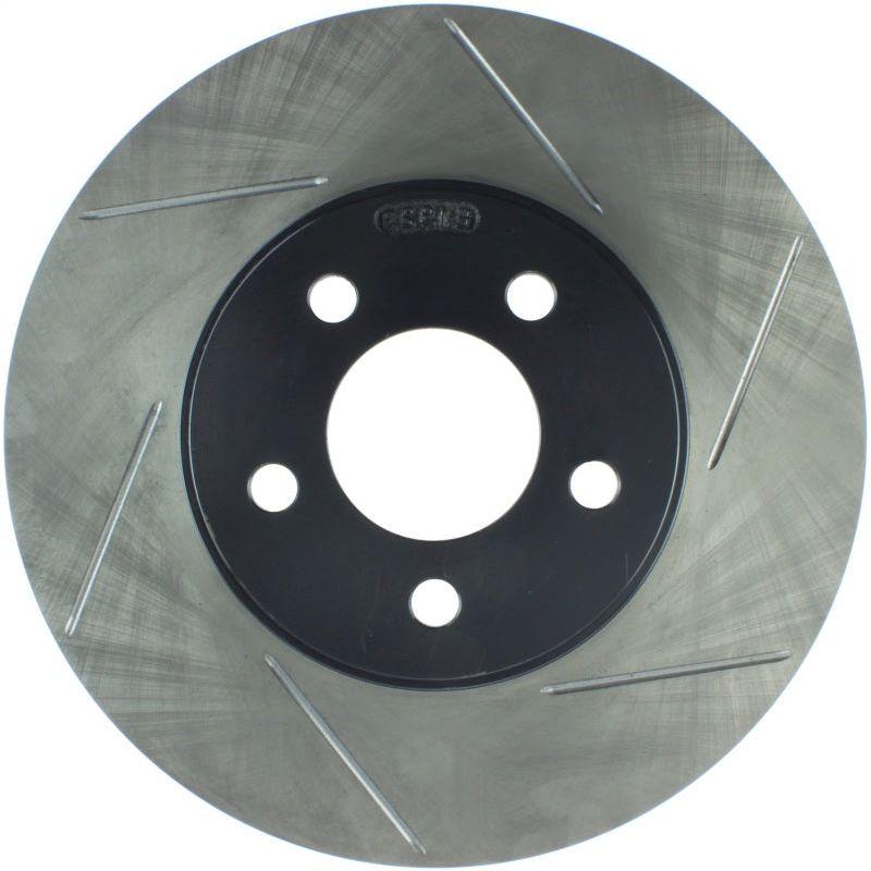 StopTech Power Slot 03-08 Crown Victoria/Grand Marquis/Lincoln Town Car Front Left Slotted Rotor-Brake Rotors - Slotted-Stoptech-STO126.61072SL-SMINKpower Performance Parts