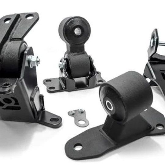 Innovative 12-15 Civic K-Series Black Steel Mounts 75A Bushings (K24Z7 and Manual Trans)-Engine Mounts-Innovative Mounts-INM91250-75A-SMINKpower Performance Parts
