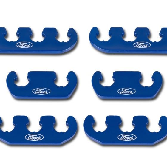 Ford Racing Wire Dividers 4 to 3 to 2 - Blue w/ White Ford Logo - SMINKpower Performance Parts FRP302-637 Ford Racing