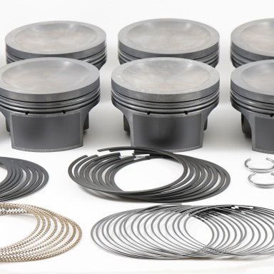 Mahle MS Piston Set SBF 284cid 3.572in Bore 3.543in Stroke 5.930in Rod .866 Pin-16cc 9.5 CR Set of 8-Piston Sets - Forged - 8cyl-Mahle-MHL930256072-SMINKpower Performance Parts