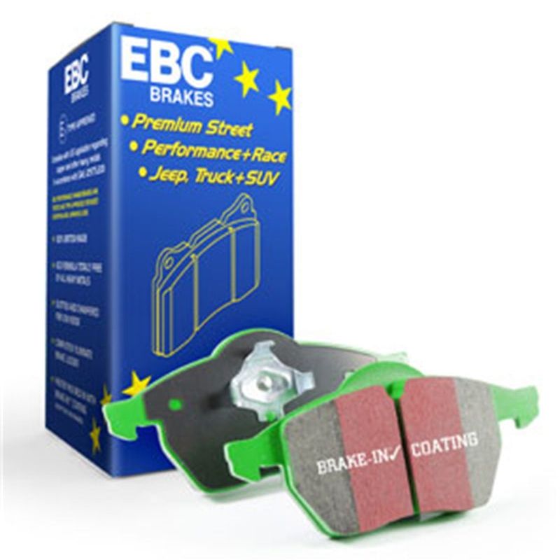 EBC 94-01 Mazda Miata MX5 1.8 Greenstuff Front Brake Pads-Brake Pads - Performance-EBC-EBCDP21002-SMINKpower Performance Parts