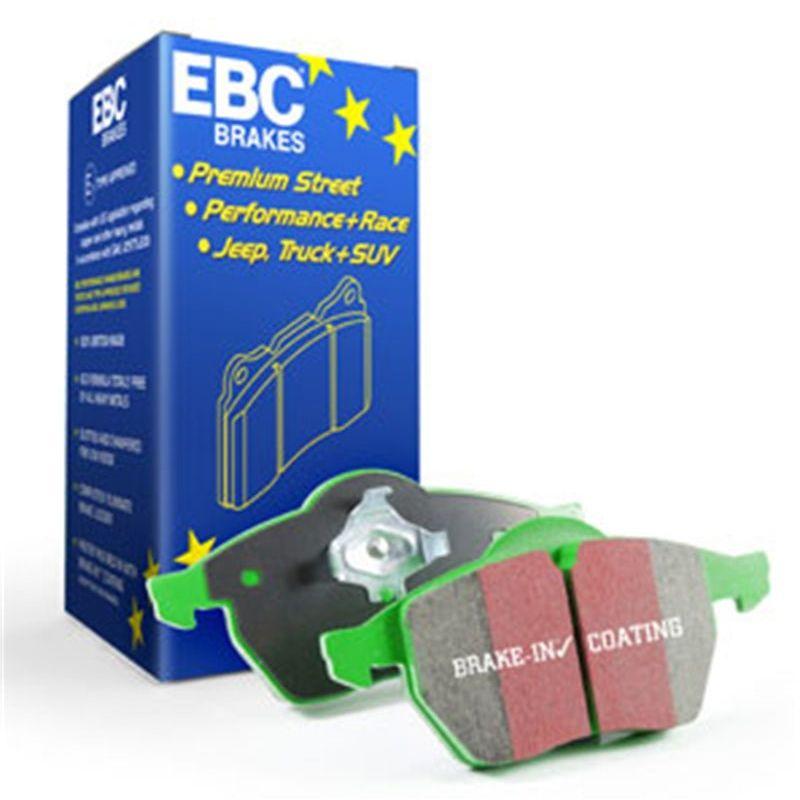 EBC 14+ Audi A3 1.8 Turbo (w/Electronic Parking Brake) Greenstuff Rear Brake Pads-Brake Pads - Performance-EBC-EBCDP22153-SMINKpower Performance Parts