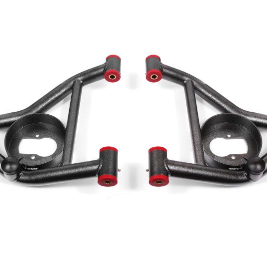 BMR 82-92 Chevy Camaro / 82-92 Firebird Non-Adj. Lower A-Arms (Polyurethane) - Black Hammertone - SMINKpower Performance Parts BMRAA008H BMR Suspension