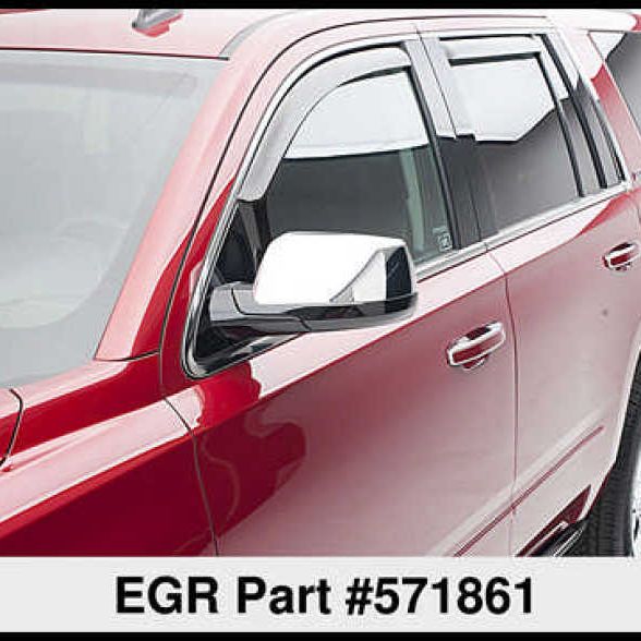 EGR 15+ Chevy Tahoe/GMC Yukon In-Channel Window Visors - Set of 4 (571861) - SMINKpower Performance Parts EGR571861 EGR