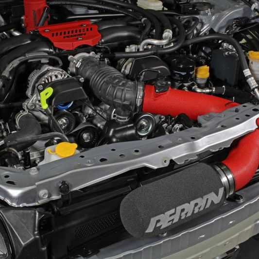 Perrin 22-23 Subaru BRZ/GR86 Cold Air Intake - Red - SMINKpower Performance Parts PERPSP-INT-335RD Perrin Performance