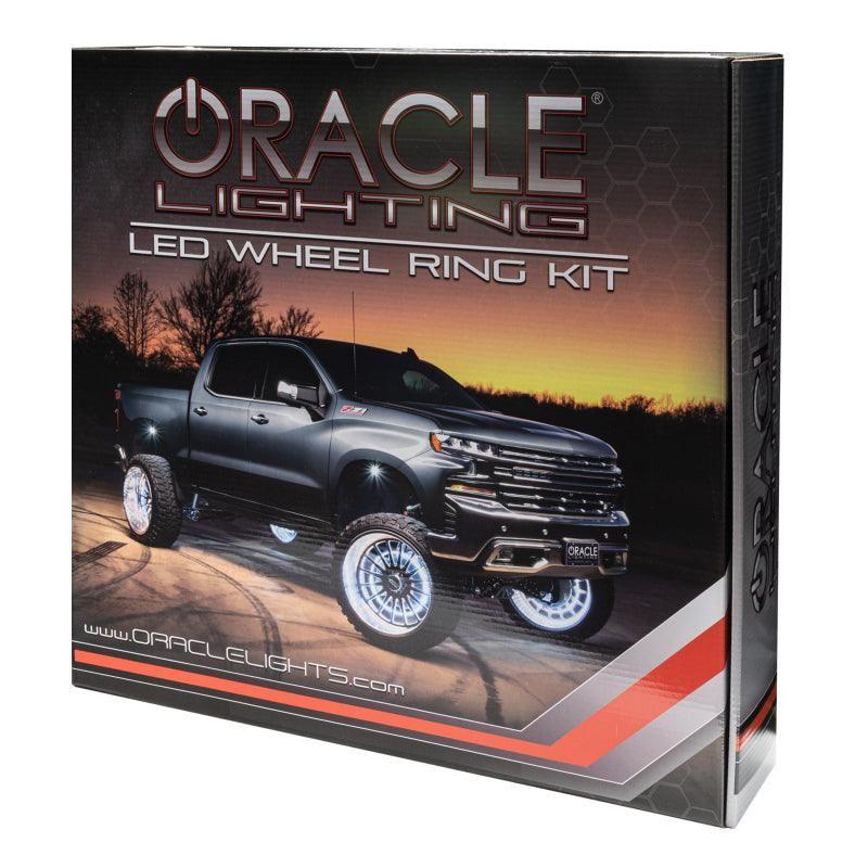 Oracle LED Illuminated Wheel Rings - Double LED - White - SMINKpower Performance Parts ORL4228-001 ORACLE Lighting