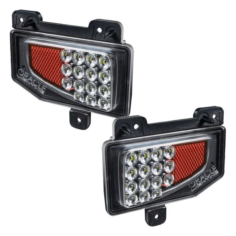 Oracle Rear Bumper LED Reverse Lights for Jeep Gladiator JT w/ Plug & Play Harness - 6000K - oracle-rear-bumper-led-reverse-lights-for-jeep-gladiator-jt-w-plug-play-harness-6000k