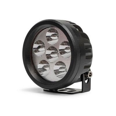 DV8 Offroad 3.5in Round 16W Driving Light Spot 3W LED - Black-Light Bars & Cubes-DV8 Offroad-DVER3.5E16W3W-SMINKpower Performance Parts