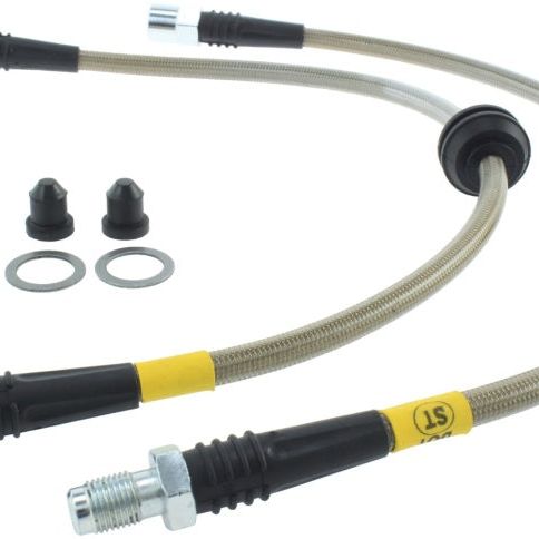 StopTech 08-10 Mini Cooper Stainless Steel Rear Brake Lines-Brake Line Kits-Stoptech-STO950.34526-SMINKpower Performance Parts