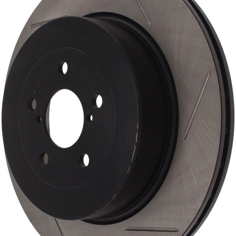 StopTech Power Slot 04 STi Rear Left Slotted Rotor-Brake Rotors - Slotted-Stoptech-STO126.47020SL-SMINKpower Performance Parts