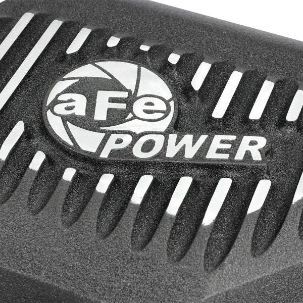 AFE Rear Differential Cover (Black Machined; Pro Series); Dodge/RAM 94-14 Corporate 9.25 (12-Bolt) - SMINKpower Performance Parts AFE46-70272 aFe