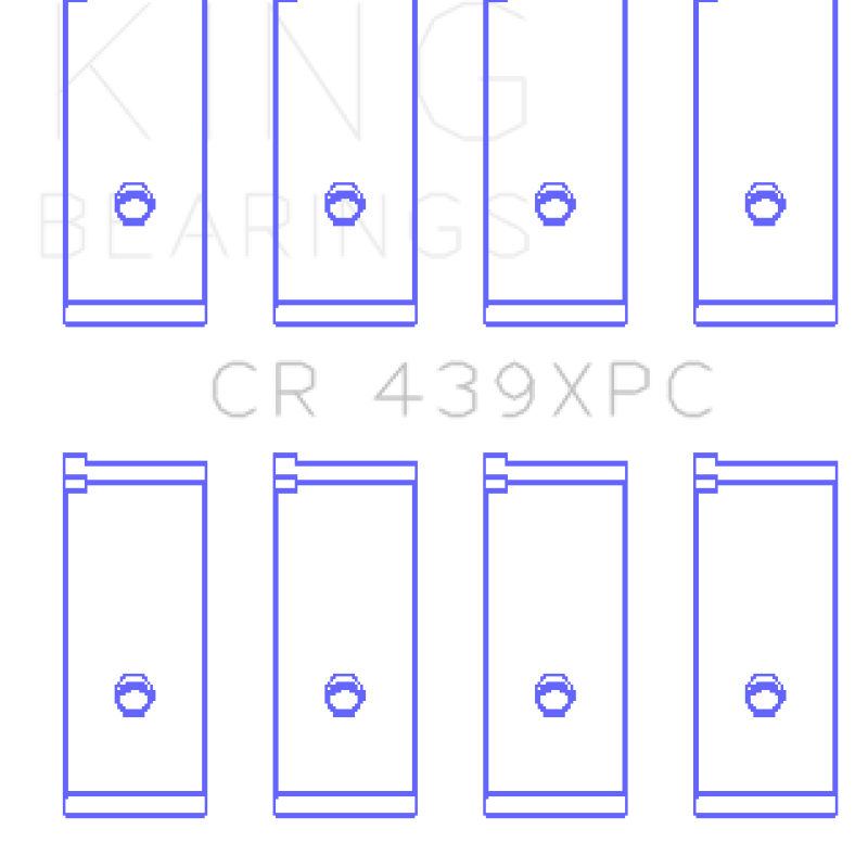 King Honda B18A1/B18B1 pMaxKote Performance Rod Bearing Set-Bearings-King Engine Bearings-KINGCR439XPC-SMINKpower Performance Parts