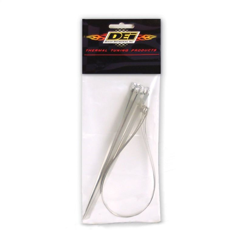 DEI Stainless Steel Locking Tie Eight 8in and Four 14in per pack-Clamps-DEI-DEI10205-SMINKpower Performance Parts
