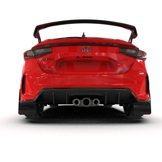 Rally Armor 2023+ Honda Civic Type R Red Mud Flap Black Logo - rally-armor-2023-honda-civic-type-r-red-mud-flap-black-logo