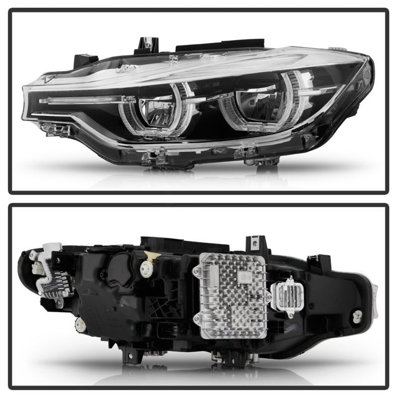 Spyder BMW F30 3 Series 4Dr LED Projector Headlights Chrome PRO-JH-BF3012H-4D-LED-C - SMINKpower Performance Parts SPY9948534 SPYDER