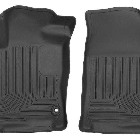 Husky Liners 16-18 Honda Civic X-Act Contour Black Front Floor Liners-Floor Mats - Rubber-Husky Liners-HSL52141-SMINKpower Performance Parts