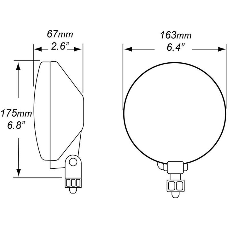 Hella 500 Series 12V/55W Halogen Driving Lamp Kit-Fog Lights-Hella-HELLA005750952-SMINKpower Performance Parts