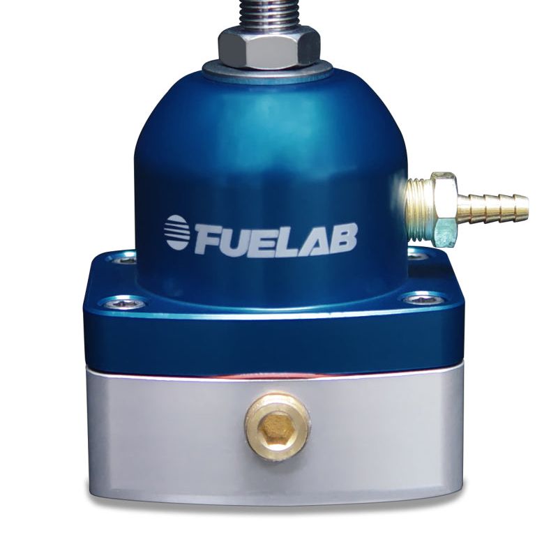 Fuelab 515 EFI Adjustable FPR 25-90 PSI (2) -6AN In (1) -6AN Return - Blue-Fuel Pressure Regulators-Fuelab-FLB51502-3-SMINKpower Performance Parts
