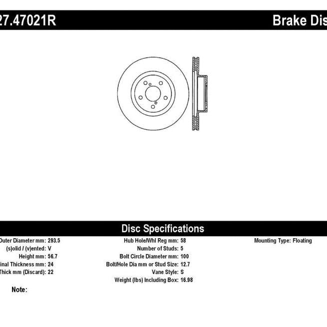 StopTech Slotted & Drilled Sport Brake Rotor-Brake Rotors - Slot & Drilled-Stoptech-STO127.47021R-SMINKpower Performance Parts