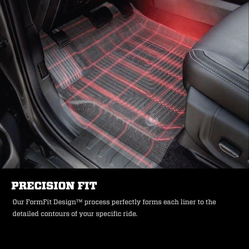 Husky Liners 09-14 Dodge Ram/Ram Quad Cab X-Act Contour Black Floor Liner (2nd Seat)-Floor Mats - Rubber-Husky Liners-HSL53621-SMINKpower Performance Parts