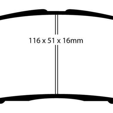 EBC 11-15 Scion IQ 1.3 Redstuff Front Brake Pads-Brake Pads - Performance-EBC-EBCDP31295C-SMINKpower Performance Parts