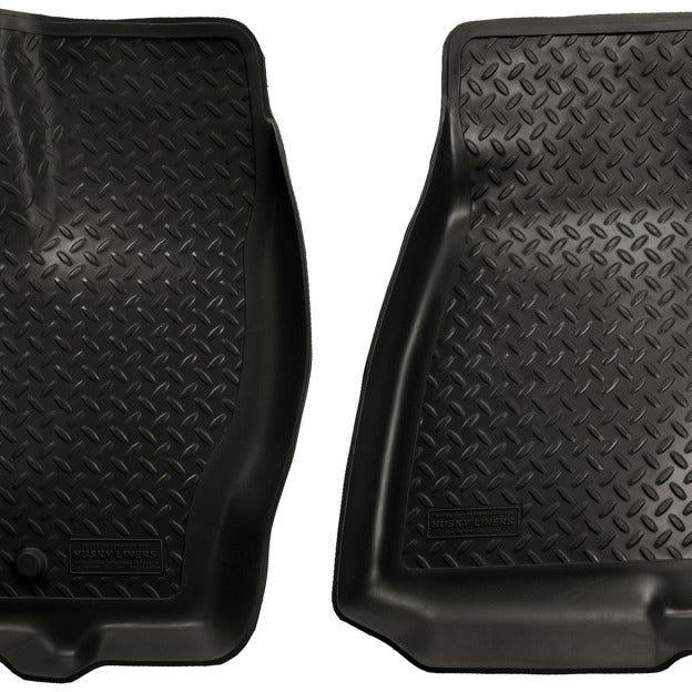 Husky Liners 05-10 Jeep Grand Cherokee/Commander Classic Style Black Floor Liners-Floor Mats - Rubber-Husky Liners-HSL30611-SMINKpower Performance Parts