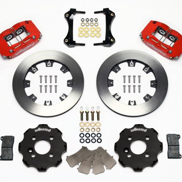 Wilwood Dynapro Radial Front Kit 12.19in Red Mini Cooper - SMINKpower Performance Parts WIL140-8528-R Wilwood