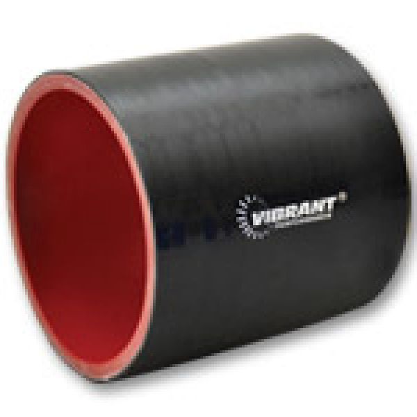 Vibrant 4.25in I.D. x 3in Long Gloss Black Silicone Hose Coupling - SMINKpower Performance Parts VIB19819 Vibrant