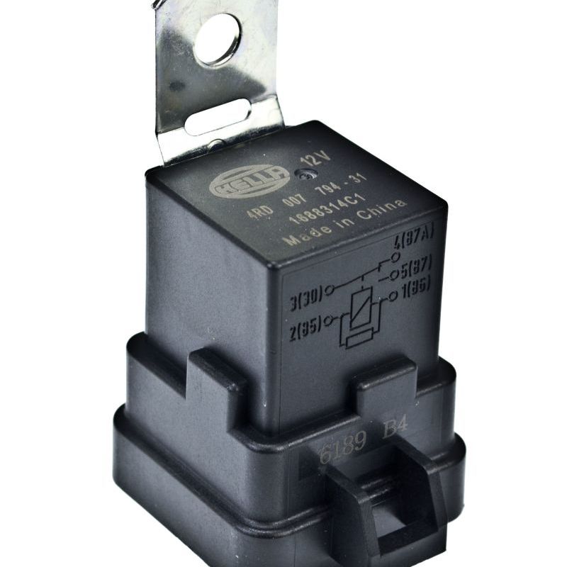 Hella 12V 20/40 Amp SPDT RES Relay with Weatherproof Bracket - Single - SMINKpower Performance Parts HELLA007794311 Hella