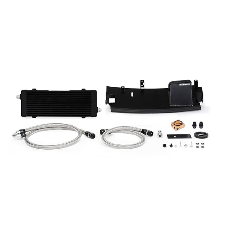 Mishimoto 2016+ Ford Focus RS Thermostatic Oil Cooler Kit - Black-Oil Coolers-Mishimoto-MISMMOC-RS-16TBK-SMINKpower Performance Parts