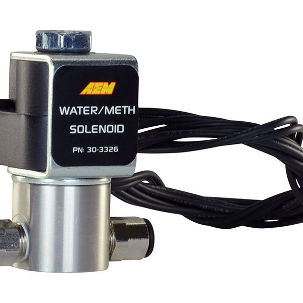 AEM Water/Methanol Injection System - High-Flow Low-Current WMI Solenoid - 200PSI 1/8in-27NPT In/Out-Water Meth Kits-AEM-AEM30-3326-SMINKpower Performance Parts