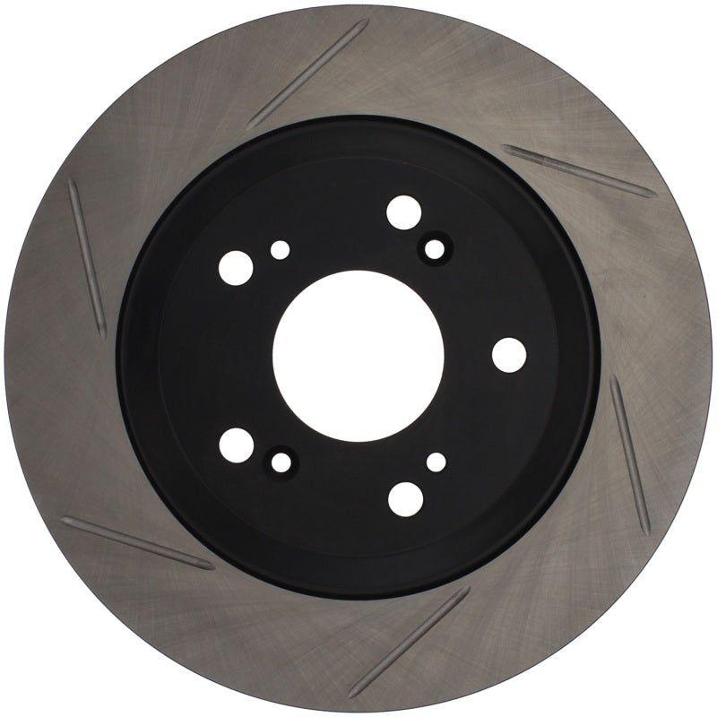 StopTech Power Slot SportStop 00-06 Honda S2000 Slotted Rear Right Rotor-Brake Rotors - Slotted-Stoptech-STO126.40050SR-SMINKpower Performance Parts