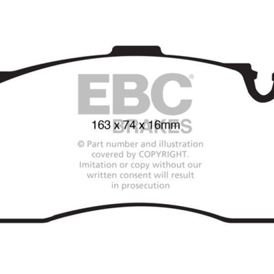 EBC 08-10 BMW 135 3.0 Twin Turbo Bluestuff Front Brake Pads-Brake Pads - Racing-EBC-EBCDP51995NDX-SMINKpower Performance Parts
