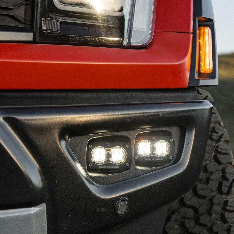 Baja Designs 21-22 Ford F-150 Raptor S2 SAE Dual Fog Pocket Light Kit - Clear - SMINKpower Performance Parts BAJ448166 Baja Designs