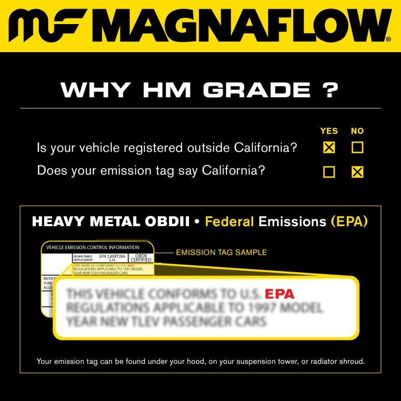MagnaFlow Conv Univ 2.00inch Honda - SMINKpower Performance Parts MAG99354HM Magnaflow
