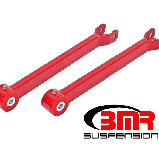 BMR 08-17 Challenger Non-Adj. Lower Trailing Arms (Polyurethane) - Red-Suspension Arms & Components-BMR Suspension-BMRLTA110R-SMINKpower Performance Parts