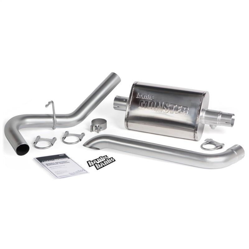 Banks Power 87-01 Jeep 4.0L Cherokee Monster Exhaust System-Catback-Banks Power-GBE51360-SMINKpower Performance Parts