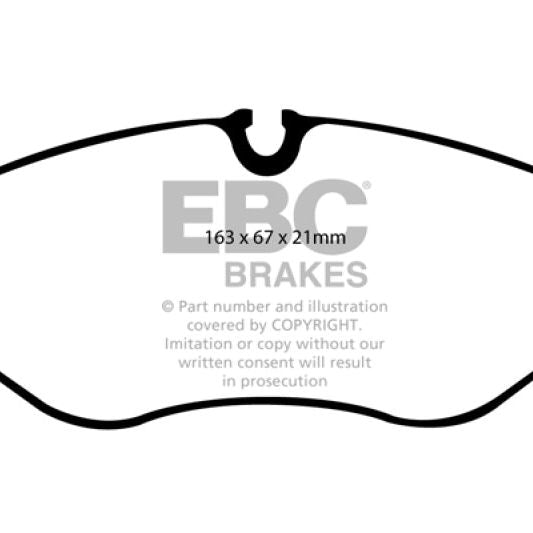 EBC 07+ Dodge Sprinter 2500 Greenstuff Front Brake Pads - SMINKpower Performance Parts EBCDP61926 EBC