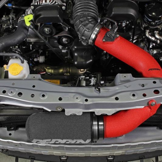 Perrin 22-23 Subaru BRZ/GR86 Cold Air Intake - Red - SMINKpower Performance Parts PERPSP-INT-335RD Perrin Performance