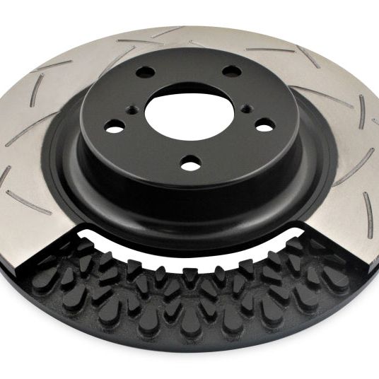 DBA 09-14 Cadillac CTS-V / 12-14 Chevy Camaro ZL1 - T3 5000 Series Slotted Left Front Rotor-Brake Rotors - 2 Piece-DBA-DBA52608BLKLS-SMINKpower Performance Parts