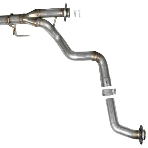 aFe POWER Twisted Steel Y-Pipe 2-1/4in 409 SS Exhaust System 2018 Jeep Wrangler (JL) V6-3.6L - SMINKpower Performance Parts AFE48-48026 aFe