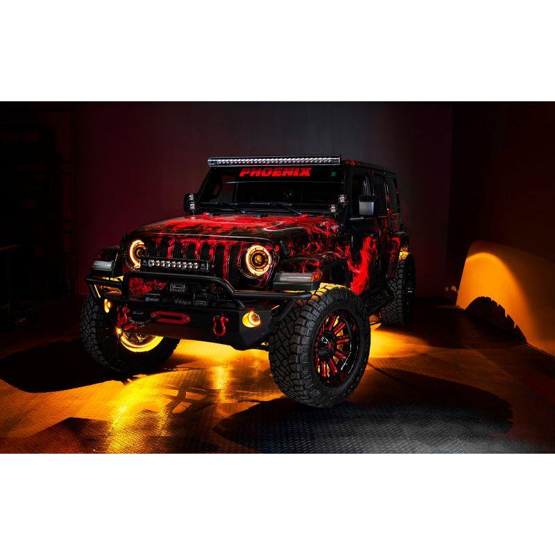 Oracle Jeep Wrangler JK/JL/JT High Performance W LED Fog Lights - ColorSHIFT - Dynamic - SMINKpower Performance Parts ORL5846-332 ORACLE Lighting